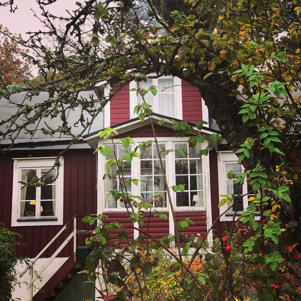 Mörrum River House, a classic red Swedish river house by Pool 15